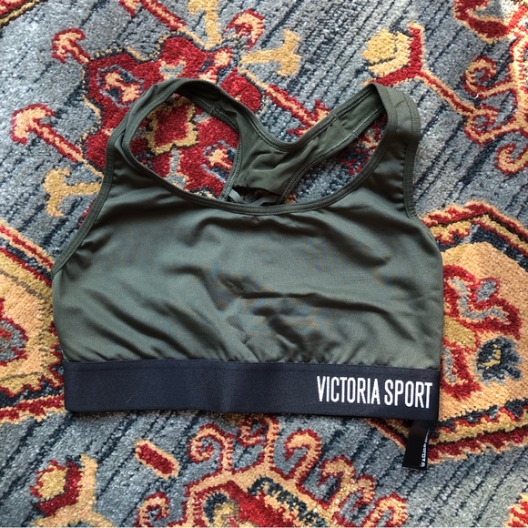 Victoria’s Secret Olive Green Sports Bra - Picture 1 of 3